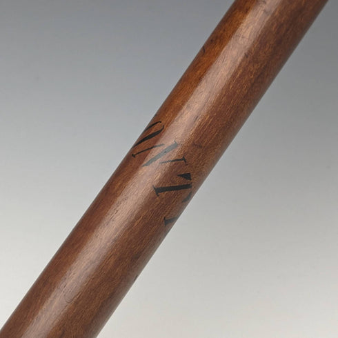 スイス製 アンティーク ハイキングステッキ 杖 毛皮付きハンドル 82cm